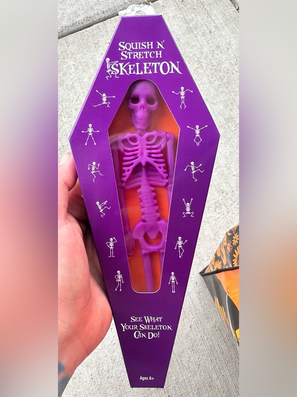 Squish N’ Stretch Skeleton - Purple